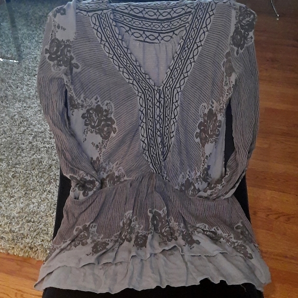 Free people XS flowy v-neck tunic with pockets - Picture 4 of 5